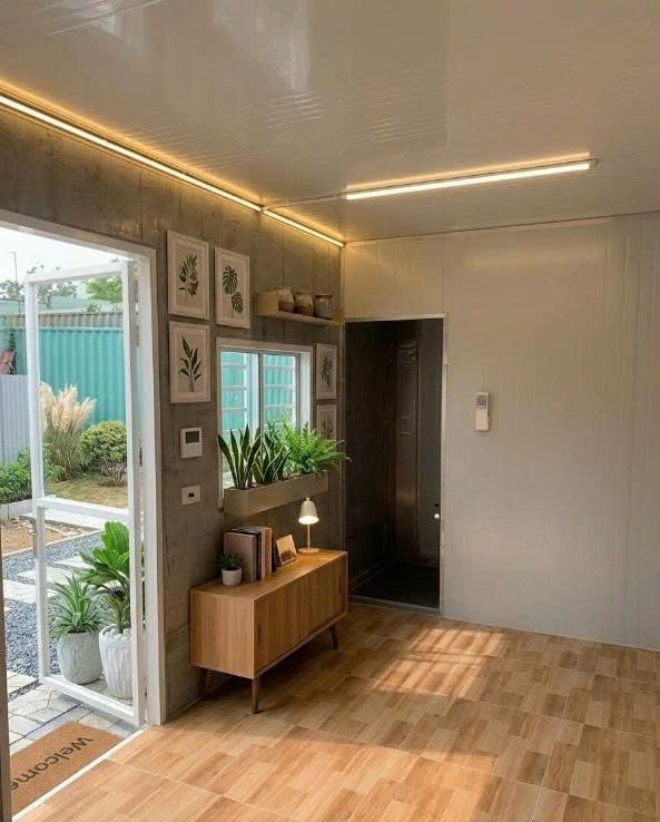 Container Văn Phòng 20 Feet Trắng Có Toilet
